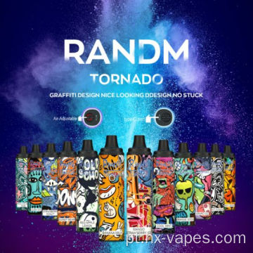 6000 Puffs Disponíveis Cigarros Randm Tornado